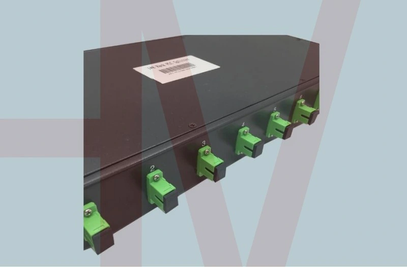 19in 19" Rack PLC Optical Fiber Splitter PLC Coupler