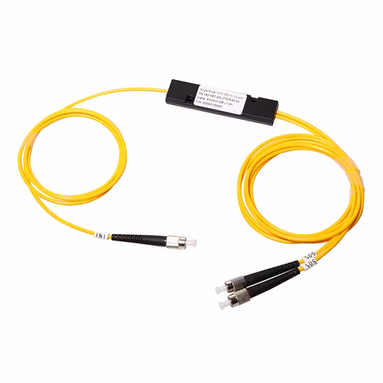 Acoplador unimodal del conector 1310/1550/1490nm Fbt del PLC de la fibra óptica de la caja del ABS