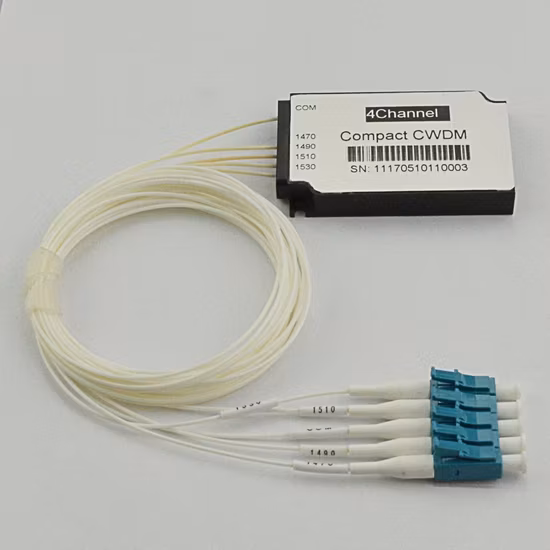 1470 1490 1510 1530 1550 1570 1590 1610 1X8 CH 8 canales multiplexor compacto de división de longitud de onda gruesa Ccwdm