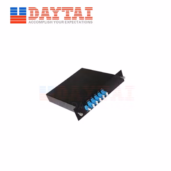 Montaje en bastidor CWDM DWDM Mux Demux de 4 canales 8 canales 16 canales 1u